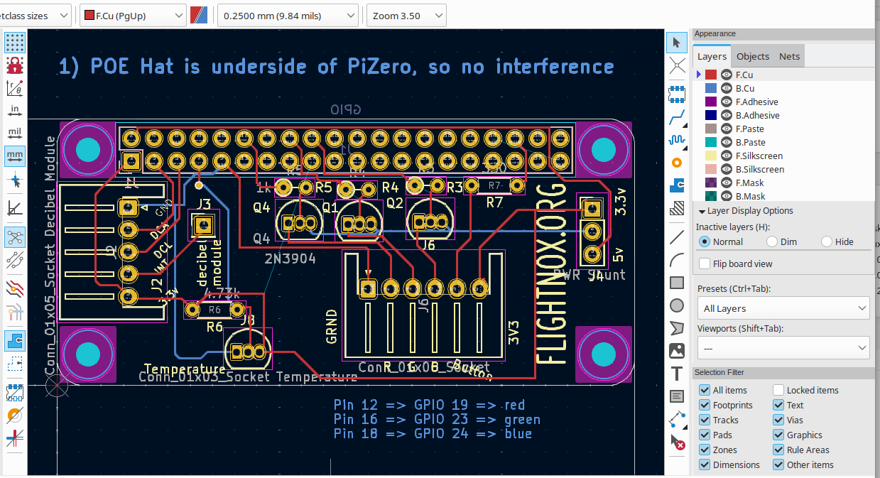 Circuit Board For Decibel Module