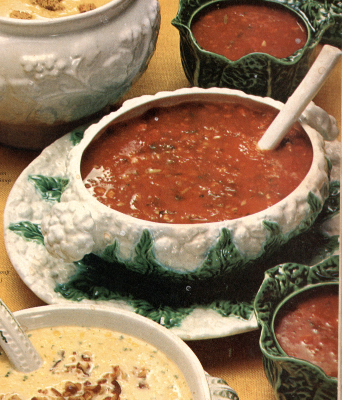 Tureen of Hamburger Soup.