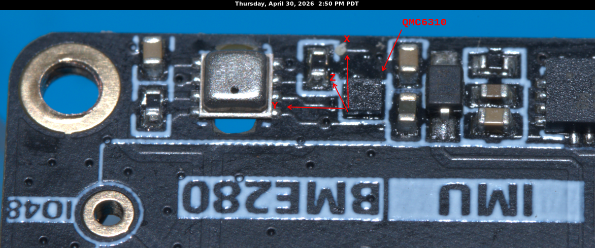 Section of circuit board