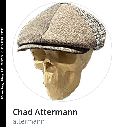 skull with a tweed driving cap