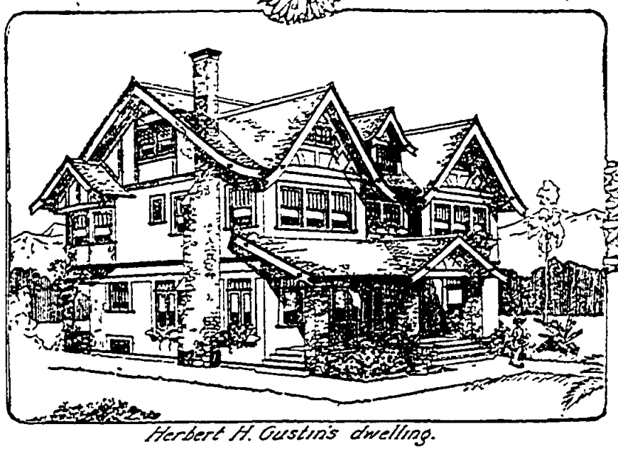 Drawing of 1908 house